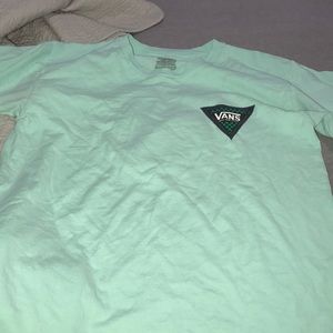 teal/green vans t-shirt